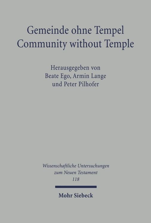 Produktbild: Gemeinde ohne Tempel /Community without Temple