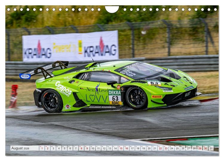 Produktbild: Wilde Stiere am N&uuml;rburgring (Wandkalender 2026 DIN A4 quer), CALVENDO Monatskalender