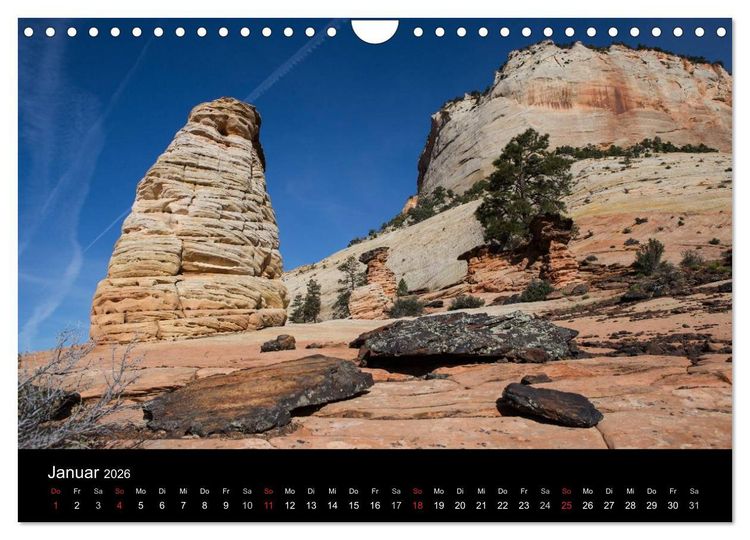 Produktbild: Felslandschaften (Wandkalender 2026 DIN A4 quer), CALVENDO Monatskalender