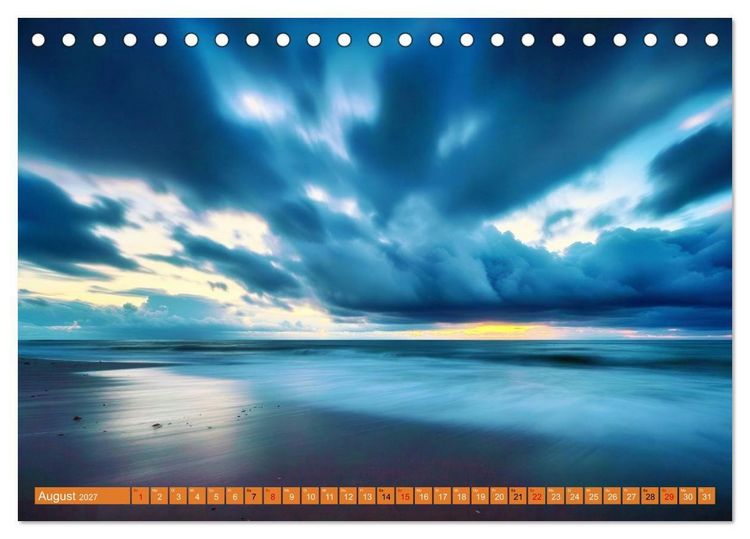 Produktbild: Ostsee in Langzeitbelichtung (Tischkalender 2027 DIN A5 quer), CALVENDO Monatskalender