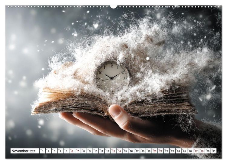 Produktbild: Zeitlandschaften (Wandkalender 2027 DIN A2 quer), CALVENDO Monatskalender