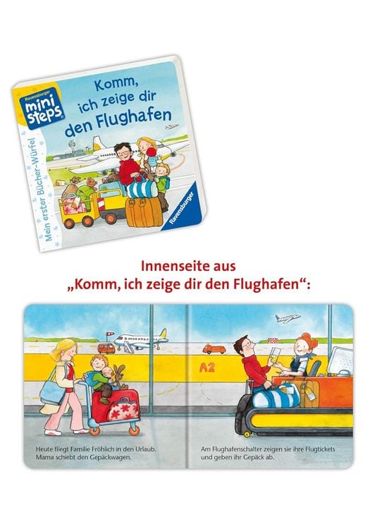 Produktbild: Ministeps: Mein erster B&uuml;cher-W&uuml;rfel: Mein allererstes Wissen (B&uuml;cher-Set)