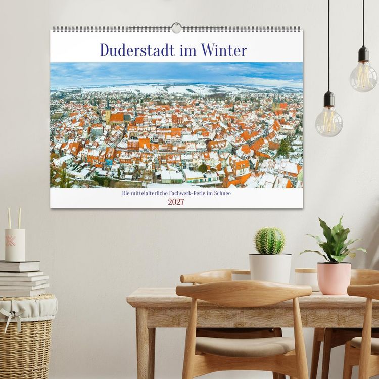 Produktbild: Duderstadt im Winter (Wandkalender 2027 DIN A2 quer), CALVENDO Monatskalender