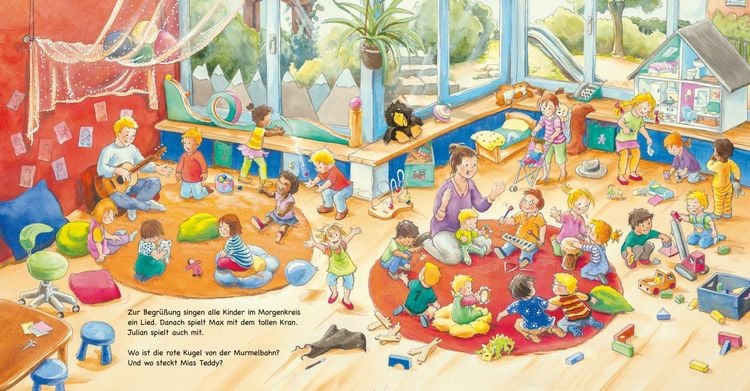Produktbild: Mein allererstes Wimmelbuch: Ein Tag in der Kita