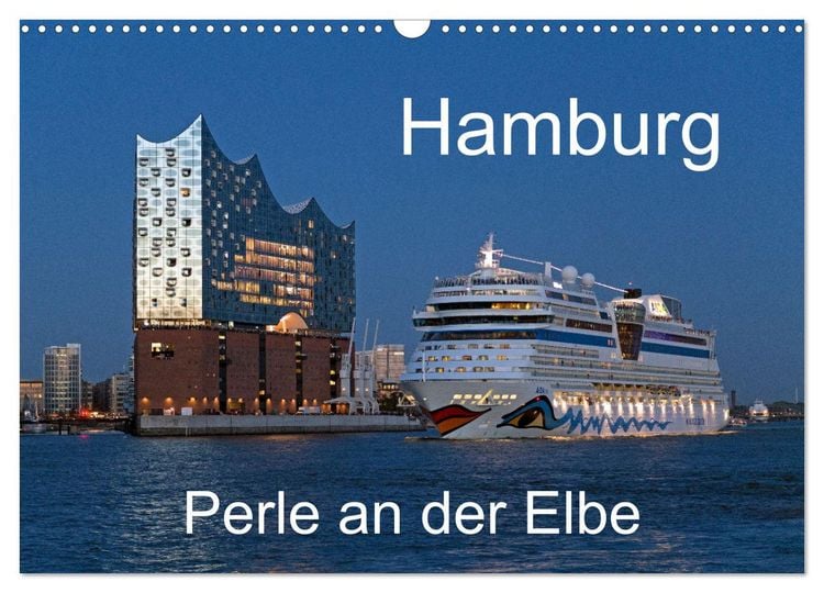 Produktbild: Hamburg - Perle an der Elbe (Wandkalender 2026 DIN A3 quer), CALVENDO Monatskalender