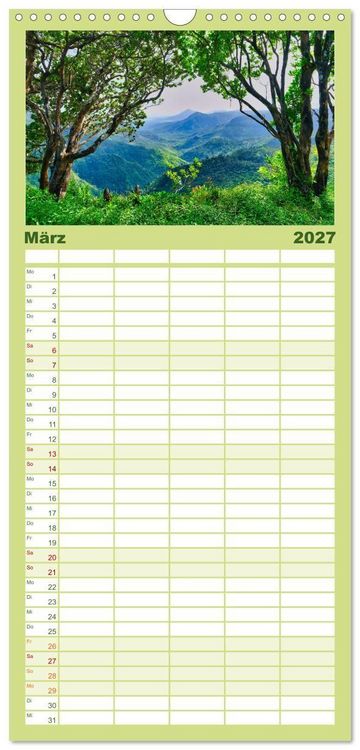 Produktbild: Familienplaner 2027 - Mauritius - Sch&ouml;nheit im Indischen Ozean mit 5 Spalten (Wandkalender, 21 x 45 cm) CALVENDO