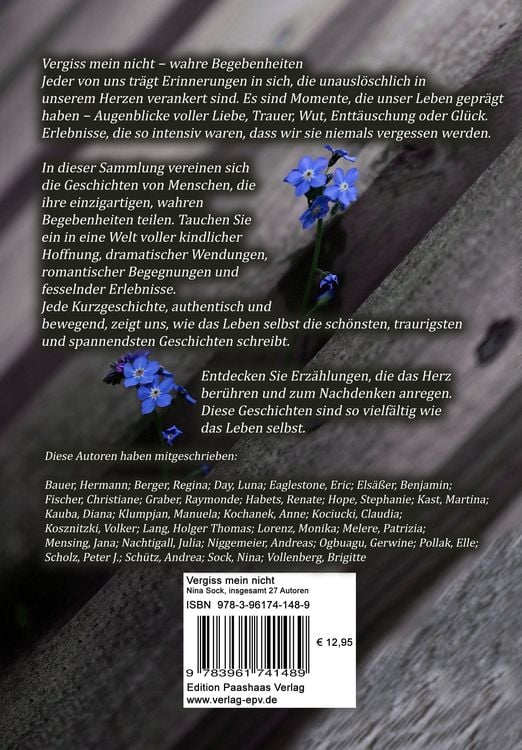 Produktbild: Vergiss mein nicht