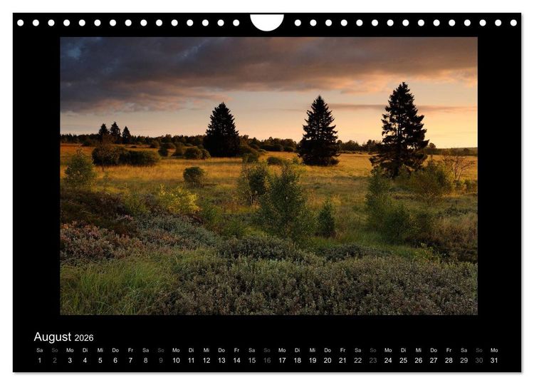 Produktbild: Hohes Venn und Ardennen (Wandkalender 2026 DIN A4 quer), CALVENDO Monatskalender