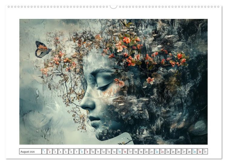 Produktbild: Verborgene Dimensionen (Wandkalender 2026 DIN A2 quer), CALVENDO Monatskalender