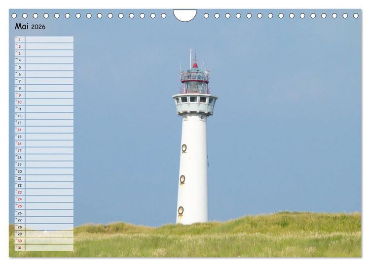 Produktbild: Egmond aan Zee (Wandkalender 2026 DIN A4 quer), CALVENDO Monatskalender