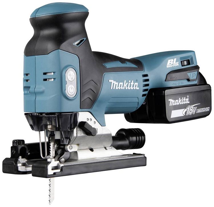 Produktbild: Makita Akku-Pendelhubstichs&auml;ge DJV181RTJ inkl. Akku, inkl. Ladeger&auml;t, inkl. Koffer 18 V 5.0 Ah Anzahl mitgelieferte Akkus 1