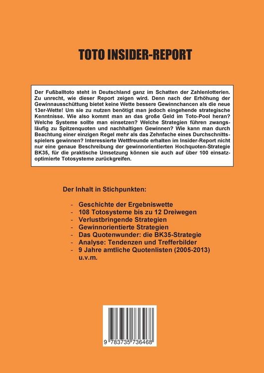 Produktbild: Toto Insider-Report