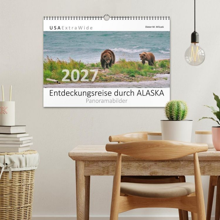 Produktbild: Entdeckungsreise durch ALASKA (Wandkalender 2027 DIN A3 quer), CALVENDO Monatskalender