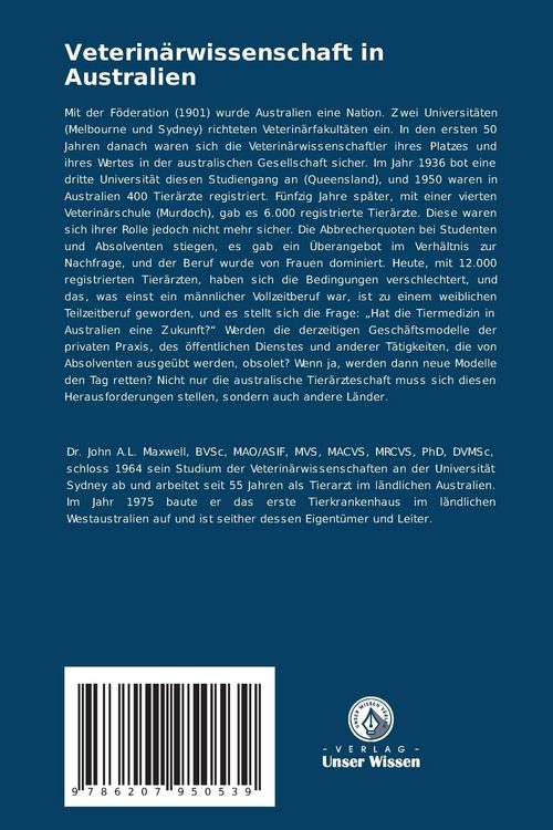 Veterinärwissenschaft in Australien