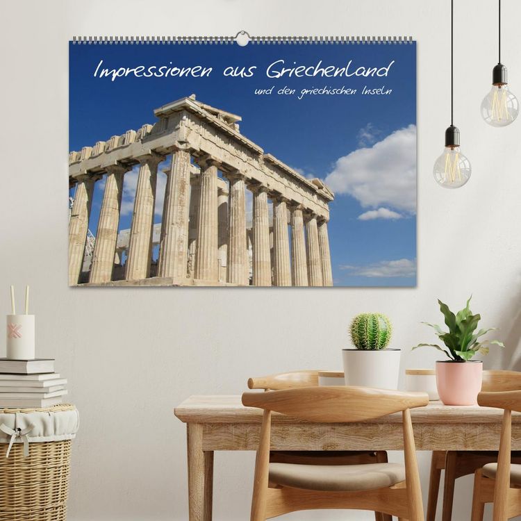 Produktbild: Impressionen aus Griechenland (Wandkalender 2026 DIN A2 quer), CALVENDO Monatskalender