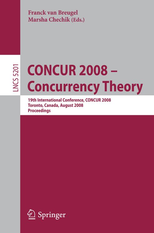 Produktbild: CONCUR 2008 - Concurrency Theory
