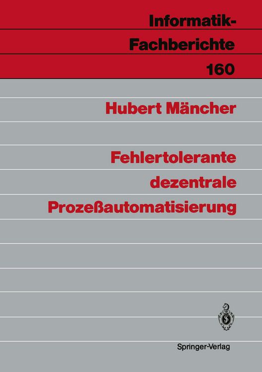 Produktbild: Fehlertolerante dezentrale Proze&szlig;automatisierung