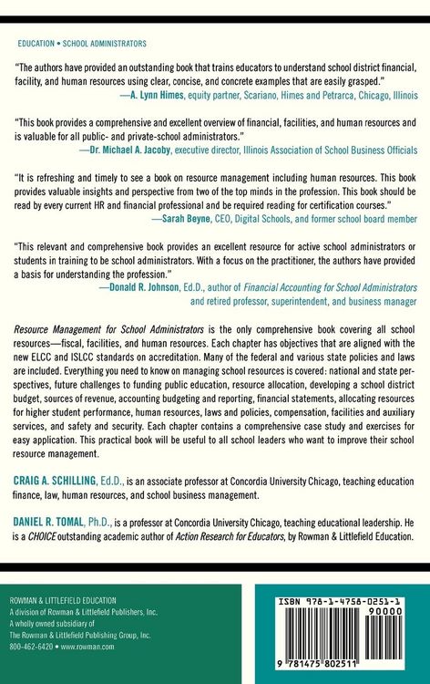 Produktbild: Resource Management for School Administrators