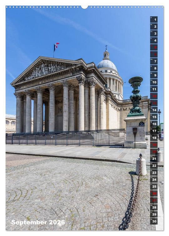 Produktbild: PARIS Stadtspaziergang (hochwertiger Premium Wandkalender 2026 DIN A2 hoch), Kunstdruck in Hochglanz