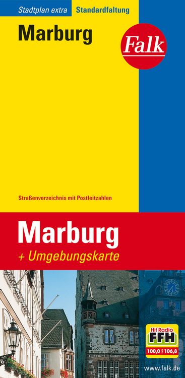 Produktbild: Falk Stadtplan Extra Standardfaltung Marburg 1 : 16 000