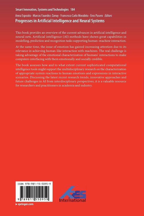 Produktbild: Progresses in Artificial Intelligence and Neural Systems