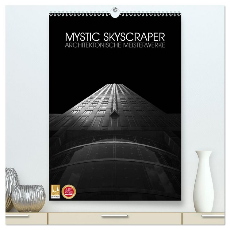 Produktbild: Mystic Skyscraper &ndash; Architektonische Meisterwerke (hochwertiger Premium Wandkalender 2026 DIN A2 hoch), Kunstdruck in Hochglanz