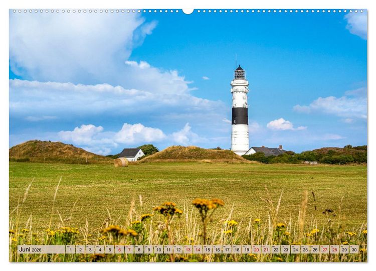 Produktbild: IN SYLT VERLIEBT (Wandkalender 2026 DIN A2 quer), CALVENDO Monatskalender