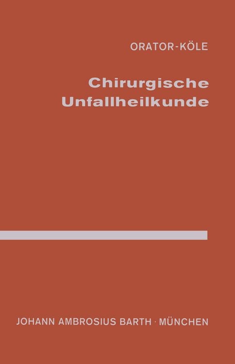 Produktbild: Chirurgische Unfallheilkunde
