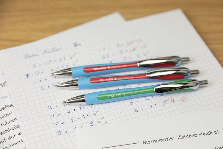 Produktbild: Schneider Kugelschreiber Slider Rave XB, Lehrerkorrekturset
