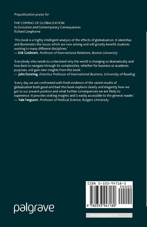 Produktbild: The Coming of Globalization