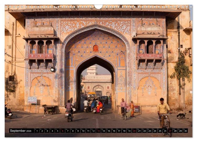 Produktbild: Indien - Rajasthan (Wandkalender 2026 DIN A3 quer), CALVENDO Monatskalender