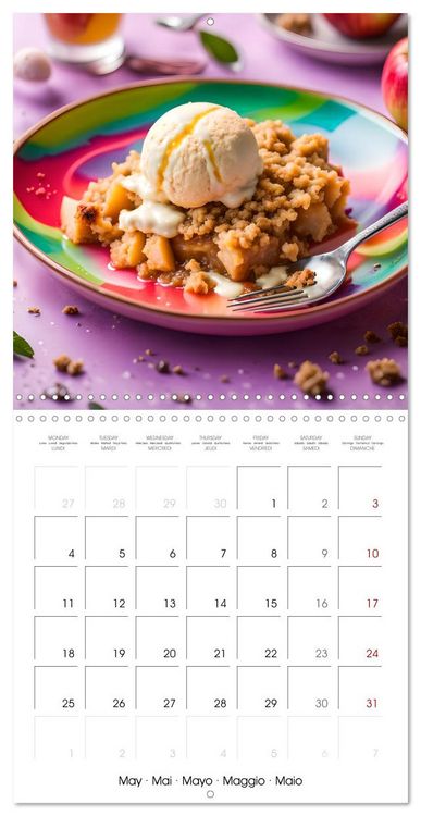 Produktbild: Dessert dreams (Wall Calendar 2026 12 &times; 12 Inch) CALVENDO 12 Month Wall Calendar