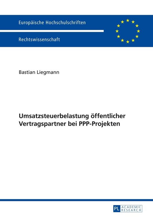 Produktbild: Umsatzsteuerbelastung &ouml;ffentlicher Vertragspartner bei PPP-Projekten