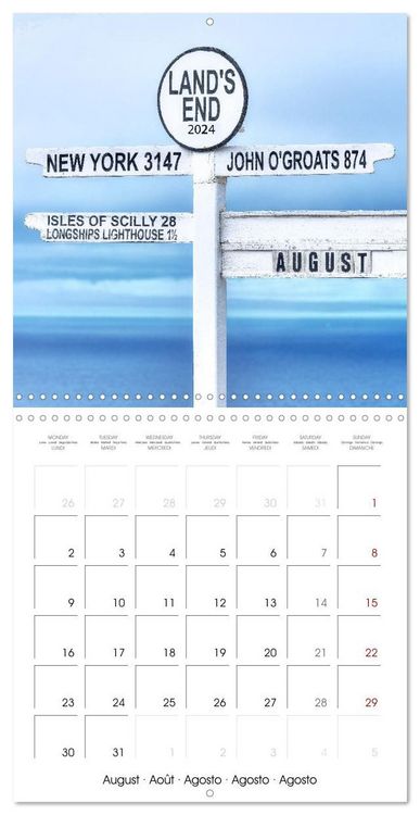 Produktbild: South England - Impressions from south western counties (Wall Calendar 2027 12 &times; 12 Inch) CALVENDO 12 Month Wall Calendar