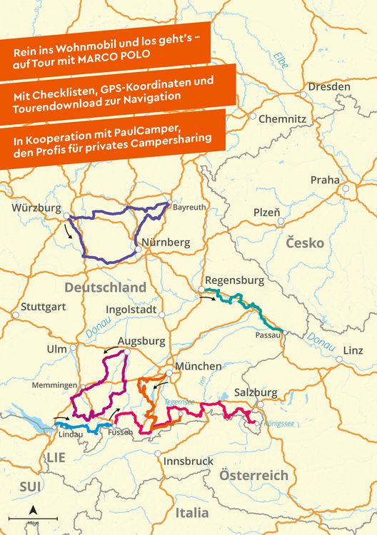 Produktbild: MARCO POLO Camper Guide Bayern