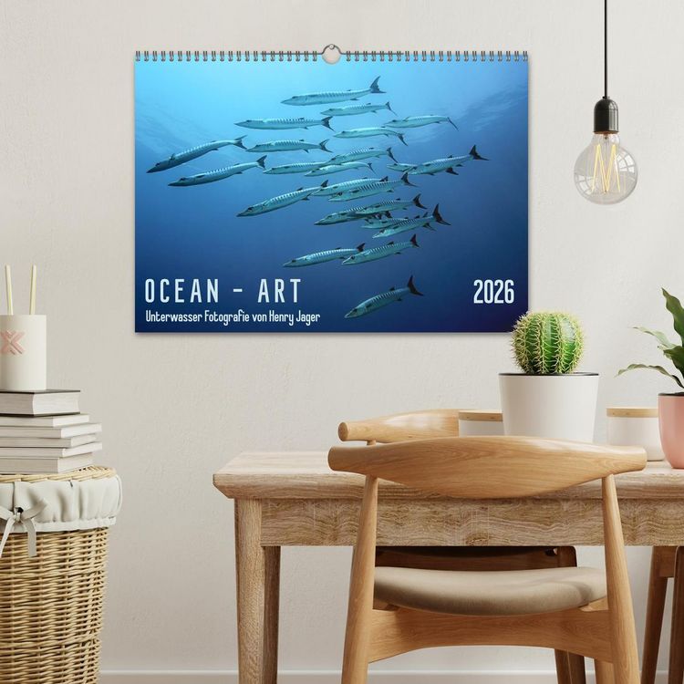 Produktbild: Ocean-Art / CH-Version (Wandkalender 2026 DIN A3 quer), CALVENDO Monatskalender