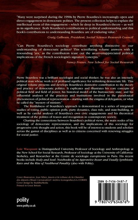 Produktbild: Pierre Bourdieu and Democratic Politics