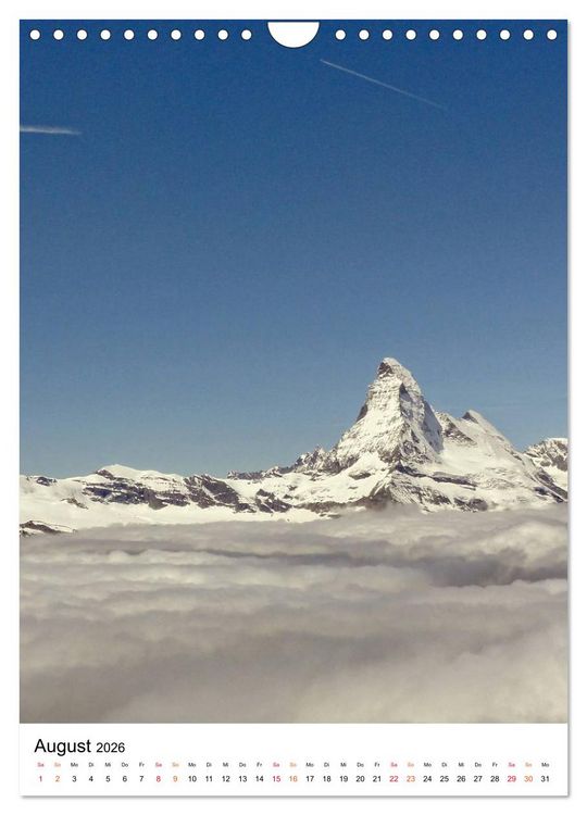 Produktbild: Horu Matterhorn im Hochformat (Wandkalender 2026 DIN A4 hoch), CALVENDO Monatskalender