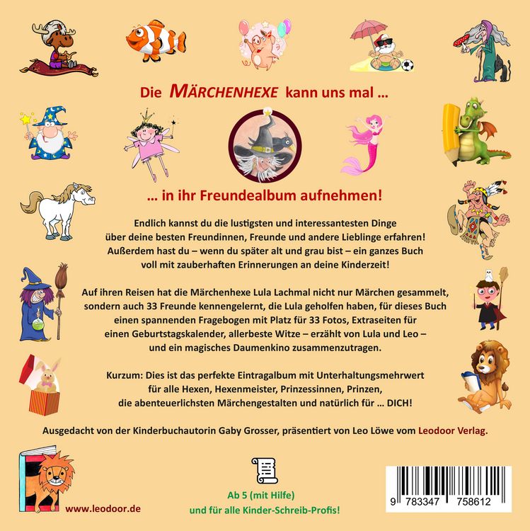 Produktbild: Die M&Auml;RCHENHEXE kann uns mal &hellip; in ihr Freundealbum aufnehmen!