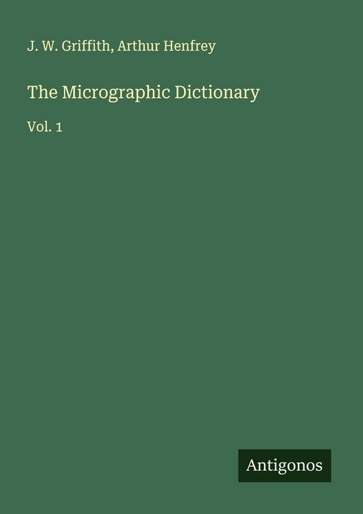Produktbild: The Micrographic Dictionary