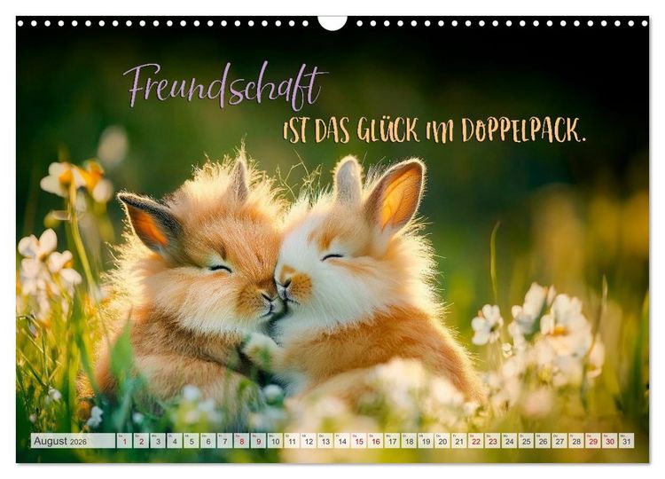 Produktbild: Ein tierisch gutes Jahr (Wandkalender 2026 DIN A3 quer), CALVENDO Monatskalender
