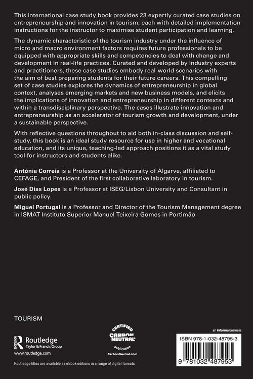 Produktbild: International Case Studies in Innovation and Entrepreneurship in Tourism