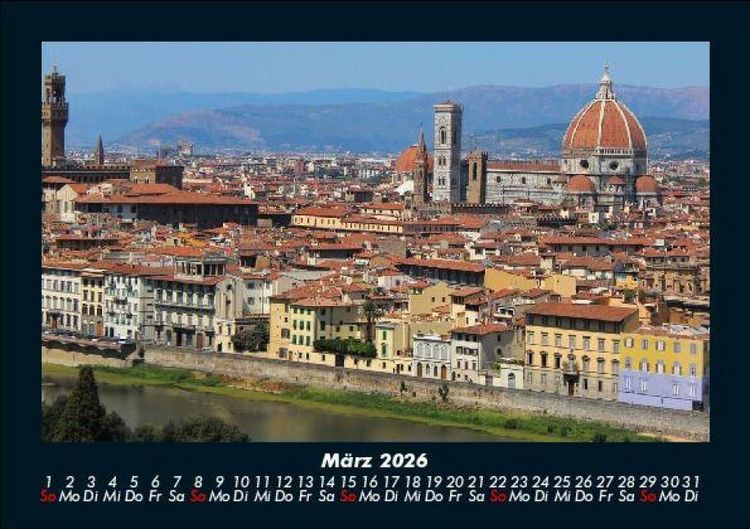Produktbild: Florenz 2026 Fotokalender DIN A5