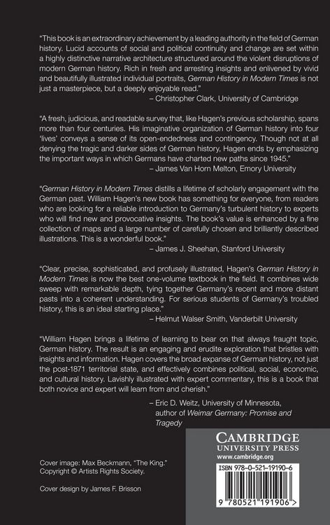 Produktbild: German History in Modern Times