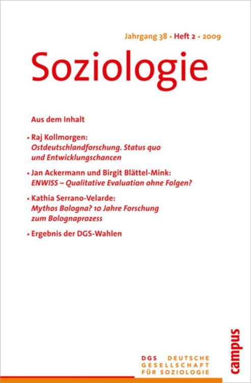 Produktbild: Soziologie 2.2009