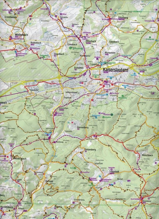 Produktbild: Radkarte Pfalz (RK-RPF07)