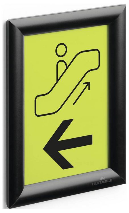 Produktbild: Durable 479501 Bilder Wechselrahmen Papierformat: DIN A5 Schwarz