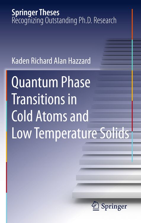 Produktbild: Quantum Phase Transitions in Cold Atoms and Low Temperature Solids