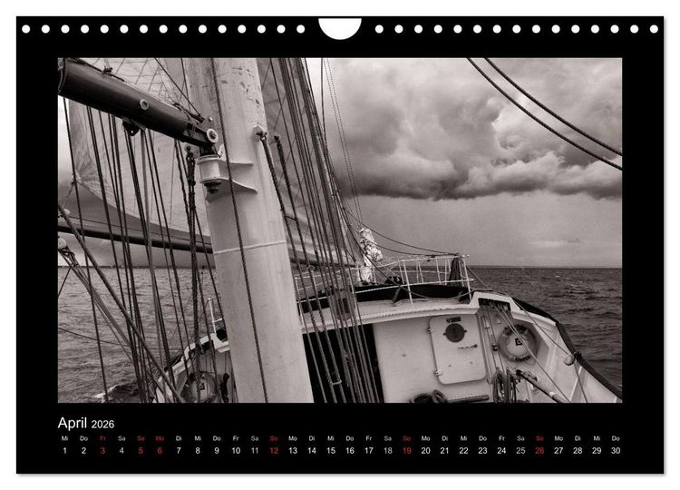 Produktbild: Segelschiffe auf der Ostsee (Wandkalender 2026 DIN A4 quer), CALVENDO Monatskalender