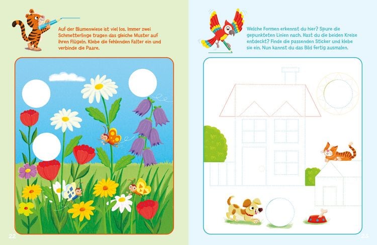 Produktbild: Sticker-R&auml;tsel f&uuml;r Kindergarten-Kids. Farben und Formen